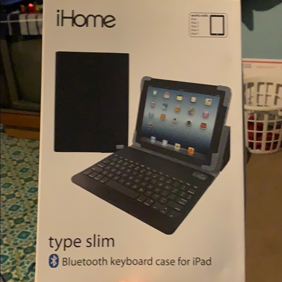 iHome slim type iPad keyboard Black - Picture 1 of 8